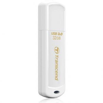 Transcend JetFlash 730 - Memoria USB de 32 GB, color blanco