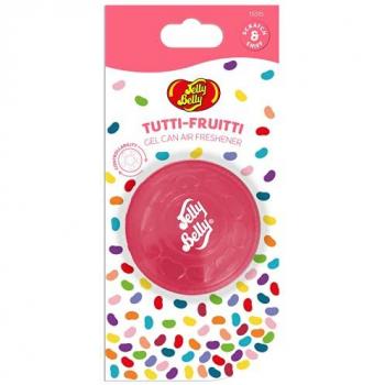 Ambientador de coche Jelly Belly Tutti Frutti en lata con fragancia de tutti-frutti, adaptable a todo vehículo, duración de 30 días