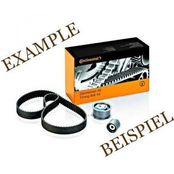 Juego de correas de distribución CONTITECH CT1001K1 - Kit completo que incluye correa de distribución, tensores y rodillos, diseñado para vehículos específicos, fabricado con materiales de alta calidad para garantizar durabilidad y rendimiento óptim