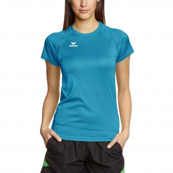 erima Uni T - Camiseta para Mujer, tamaño 40 UK, Color Turquesa