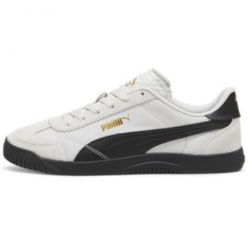 Zapatillas Puma Club 5v5 Lux OG para hombre en color gris, talla 45, diseño blanco puro y negro