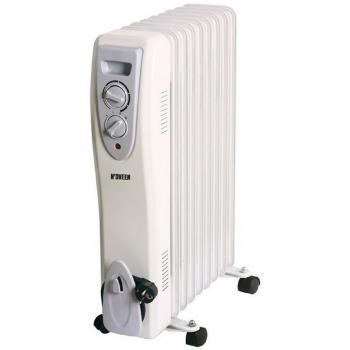Radiador con baño de aceite de 2000 W con termostato automático y 3 niveles de potencia