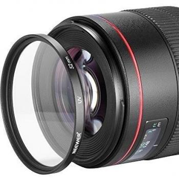 Neewer® 52 mm ultra-violet Uv filtro de protección para Canon Nikon Sony Olympus y los otros réflex digital con 52 mm rosca de filtro