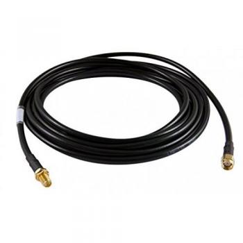 Cable Coaxial 10m SMA Macho/SMA Hembra Negro LMR-195