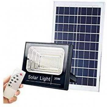 Proyector LED Solar 15W 800Lm 6000K - Luz Diurna, Batería 3.2V/11Ah