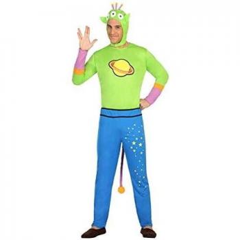 DISFRAZ ALIEN HOMBRE ADULTO VERDE