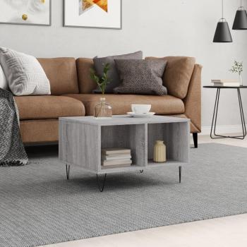 Mesa de centro Sonoma en multicapa gris 60x50x36,5 cm
