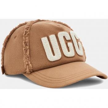 UGG - Gorra de béisbol de felpa unida en color marrón para mujer adulto