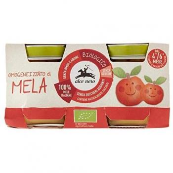 Alce Nero Organic Baby Food Apple Puree 2 x 80g