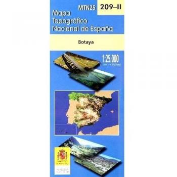 Mapa botaya 209-II 1:25000