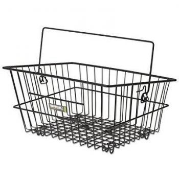 Basil – Cesta para Bicicleta Cadiz Flex Negro Negro Mate