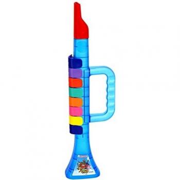 Bontempi – 322769 – Instrumento de música – Trompeta translúcido – Super Wings – Azul/Amarillo