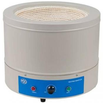 Manto Calefactor PCE-HM 100 para Balón de Destilación de 100 ml, Potencia 100 W, Rango de Temperatura 0-450 °C, Controlador Instalado