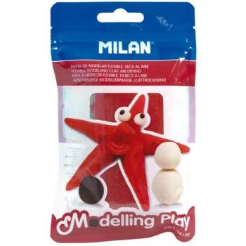 Pasta de modelar Milan rojo para manualidades y esculturas
