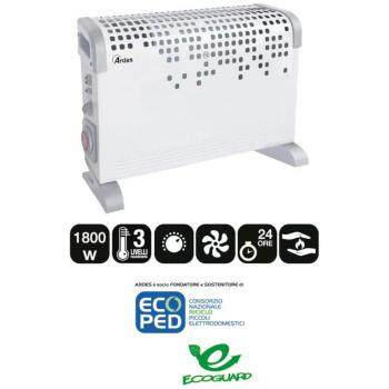 Termoconvettore Eléctrico Ardes AR4C03T 2000W con Ventilador, Termostato y Timer