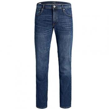 Jack & Jones Tim Original 814 Plus Size Slim Fit Jeans - Blue Denim - 52W / 32L