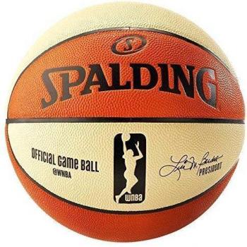 Spalding WNBA Game Ball Sz.6 74-931Z Balón de Baloncesto, Unisex, Naranja/Blanco, 6