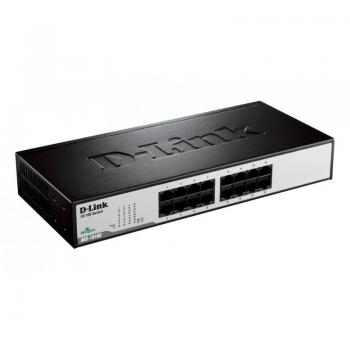 D-Link 16-Port Gigabit Desktop Ethernet Switch (10/100Mbit/s, RJ45)