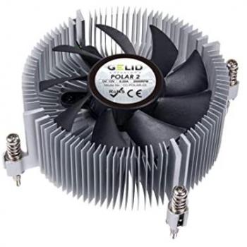 Gelid Solutions Polar 2 Low Profile Silent CPU Cooler for Intel