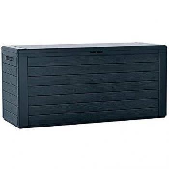 BAUL DE JARDIN 280 LITROS PROSPERPLAST BOARDEBOX DE PLASTICO EN COLOR OCRE OSCURO