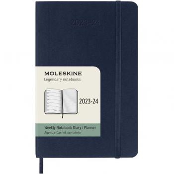 Agenda Pocket Moleskine 18 Meses Azul Marino