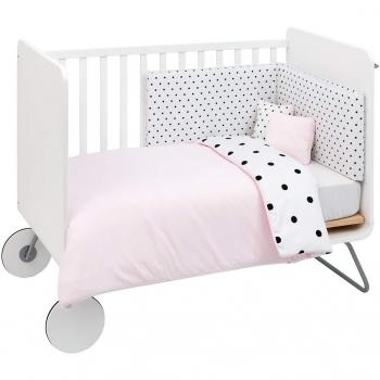 Be Dots - Juego de 4 cunas, niñas, color rosa