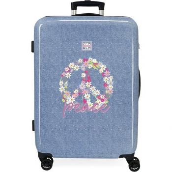 Maleta mediana Roll Road Peace rígida 68 cm