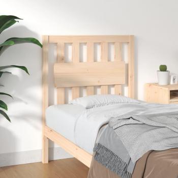 Cabecero de cama 80,5x4x100 cm madera maciza de pino
