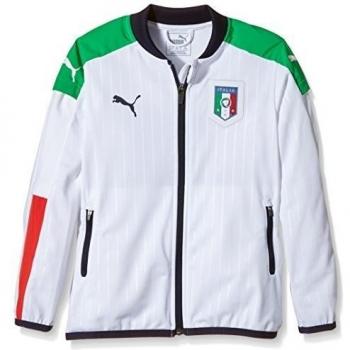 Puma FIGC Stadium - Chaqueta para niño, sudadera, color Blanco - blanco, tamaño 14 años