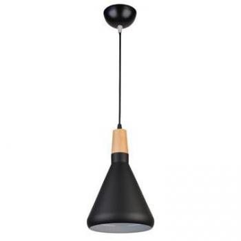 Lámpara de Techo Estilo Escandinavo Coral Negro 1xE27