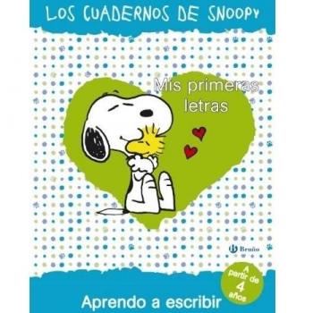 Mis primeras letras. Aprendo a escribir. Los cuadernos de Snoopy