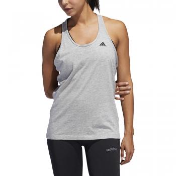 adidas Prime 3S Camiseta sin Mangas, Mujer, Medium Grey Heather, S