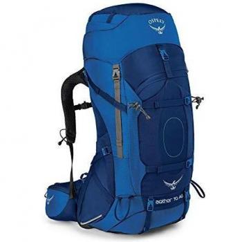 Osprey Aether AG 70 Mochila, Hombre, Azul