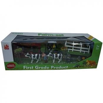 CLAUDIO REIG- Set Granja Tractor vaquería, 41 x 15 x 13 cm