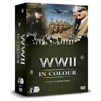 Pack Triple DVD de la Segunda Guerra Mundial en Color (2012) con Robert Powell - 3 Discos - Región 2