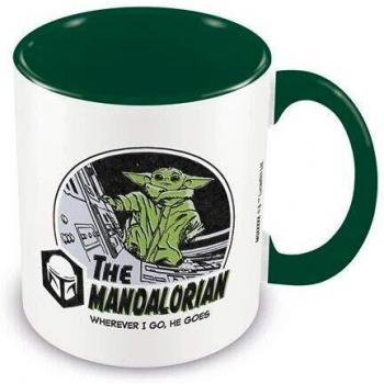 Star Wars The Mandalorian - Wherever I Go Unisex Taza multicolor, cerámica,