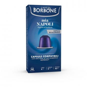 Cápsulas de Café Borbone Mezcla Mia Napoli Compatibles con Nespresso - 100 Unidades en Aluminio