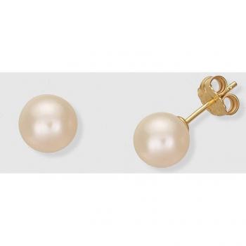 Pendientes de oro con perla blanca y detalles en filigrana, exclusivos de El Corte Inglés