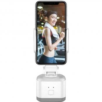 Estabilizador de cardán para smartphones con palo de selfie, rotación 360 grados, carga USB y batería integrada para fotografía