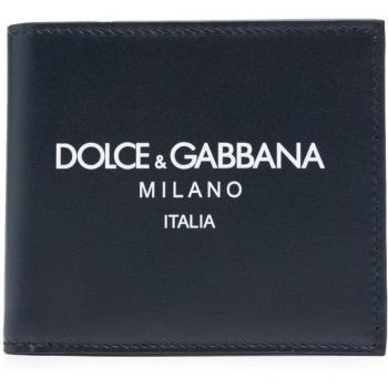 Dolce & Gabbana Men's Leather Flap-Over Wallet in Blue | BP1321AN244 Color HBII7