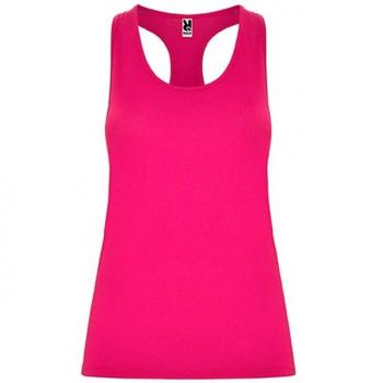 Camiseta técnica niña de tirantes entallada transpirable