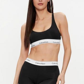 Calvin Klein Sujetador Deportivo Lightly Lined para Mujer - Corpiño con Tirantes Ajustables en Color Negro