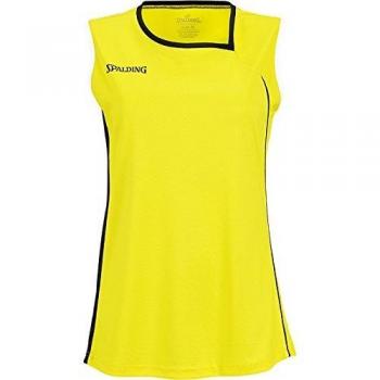 Spalding 4her II Tank Top Camiseta, Mujer, Amarillo, XL