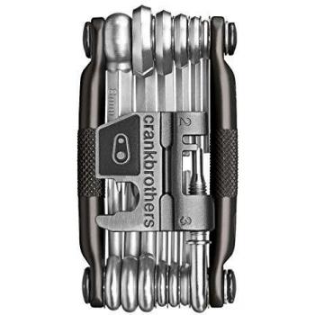 Crank Brothers Midnight Edition Multi Herramientas CRANKBROTHERS Multi-19, Negro, Unisex Adulto, Rojo