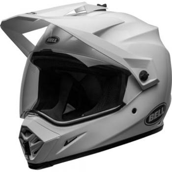 Casco de motocross Bell MX-9 Adventure MIPS Solid - Blanco (XL)