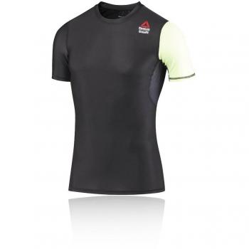 Reebok Rc Compression Tee G Camiseta, Hombre, Negro, M