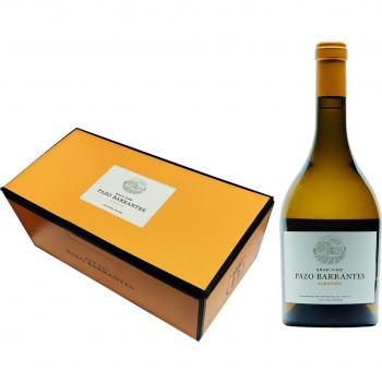 Estuche vino blanco Pazo Barrantes Albariño 2020 Rías Baixas Mágnum