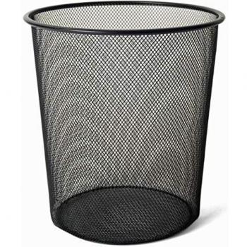 Gerimport Papelera de Metal 24 x 26 cm