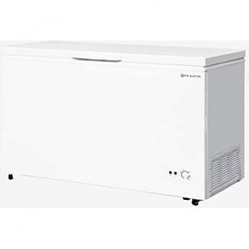 EAS ELECTRIC SMART TECHNOLOGY | EMCF416 | Arcón Congelador 402 litros | Termostato regulable | Función botellero | Cesto desmontable | Fácil descongelación | Ruedas fácil transporte