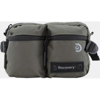 Discovery Riñonera Shield Negro con Bolsillos Frontales y Trasero